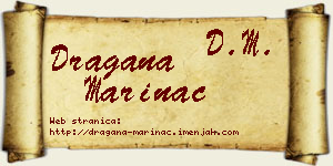 Dragana Marinac vizit kartica